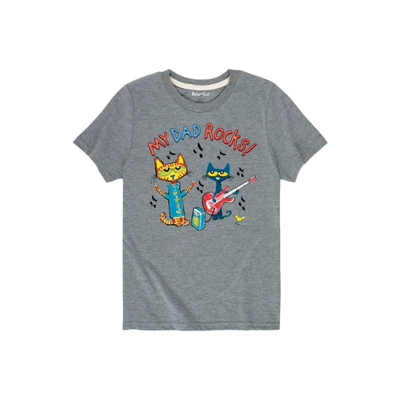Pete The Cat - My Dad Rocks - Father's Day - Toddler Short Sleeve Graphic T-Shirt