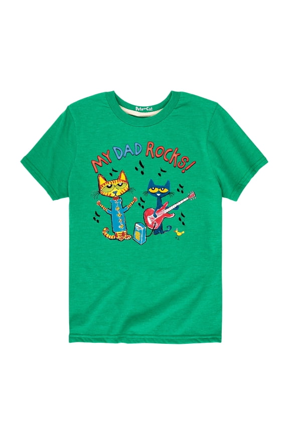 - My Dad Rocks - Father's Day - Toddler Short Sleeve Graphic T-Shirt