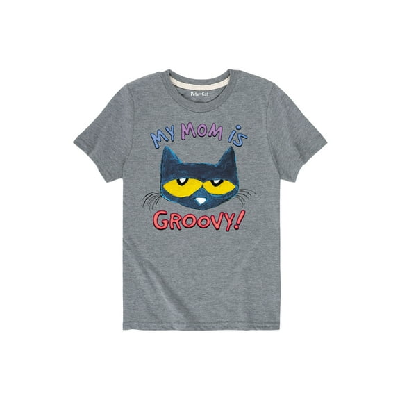 Pete The Cat - My Mom Is Groovy - Toddler Short Sleeve Graphic T-Shirt