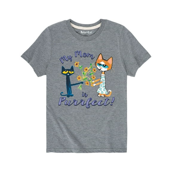 Pete The Cat - My Mom Is Purrfect! - Toddler Short Sleeve Graphic T-Shirt