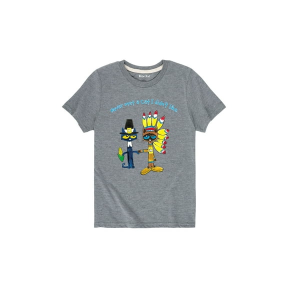 Pete The Cat - Never Met A Cat - Youth Short Sleeve Graphic T-Shirt