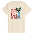 thumbnail image 1 of Pete The Cat - Not The Boss Of Me - Men's Short Sleeve Graphic T-Shirt, 1 of 5