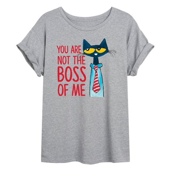 Pete The Cat - Not The Boss Of Me - Women's Oversized Graphic T-Shirt