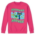 thumbnail image 1 of Pete The Cat - Nurture Nature - Men's Crew Fleece Sweatshirt, 1 of 4