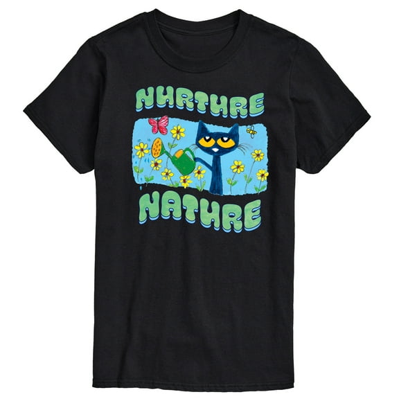 Pete The Cat - Nurture Nature - Men's Short Sleeve Graphic T-Shirt