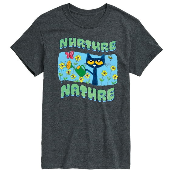 Pete The Cat - Nurture Nature - Men's Short Sleeve Graphic T-Shirt