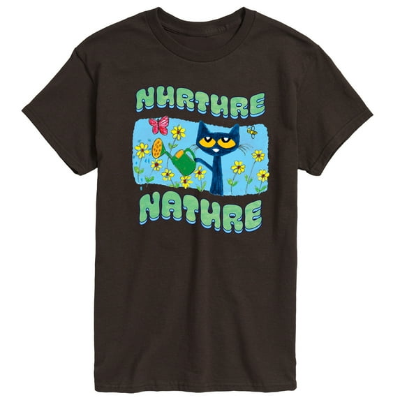 Pete The Cat - Nurture Nature - Men's Short Sleeve Graphic T-Shirt