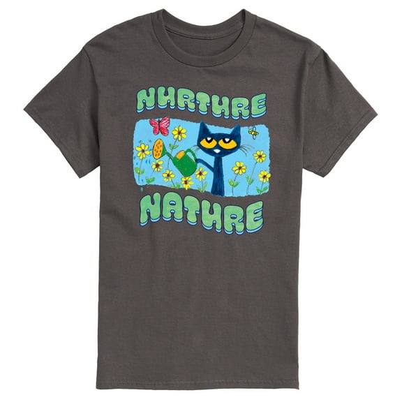 Pete The Cat - Nurture Nature - Men's Short Sleeve Graphic T-Shirt