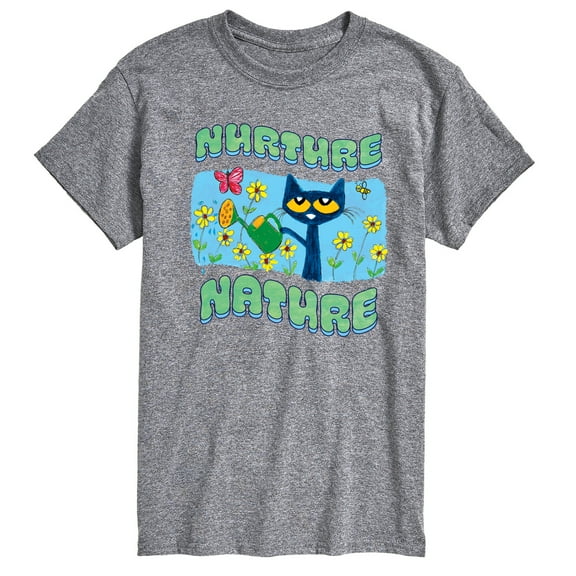 Pete The Cat - Nurture Nature - Men's Short Sleeve Graphic T-Shirt