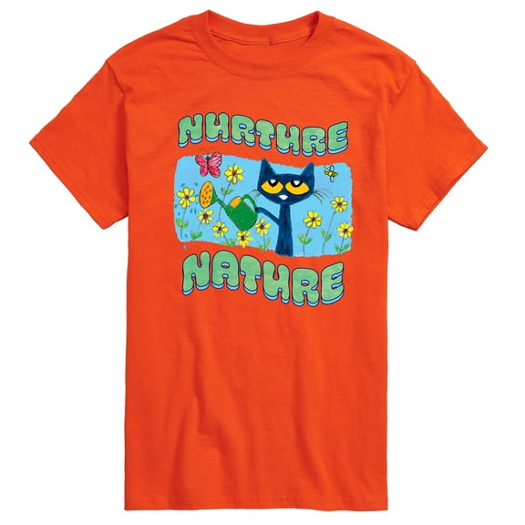 Pete The Cat - Nurture Nature - Men's Short Sleeve Graphic T-Shirt