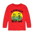 thumbnail image 1 of Pete The Cat - O-Fish-Ally The Best Dad - Toddler And Youth Long Sleeve Graphic T-Shirt, 1 of 6