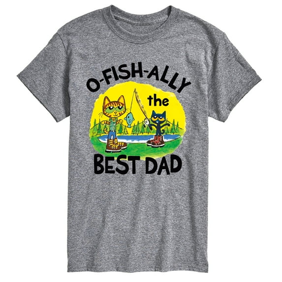 Pete The Cat - O-Fish-ally The Best Dad - Father's Day Gift - Men's Short Sleeve Graphic T-Shirt