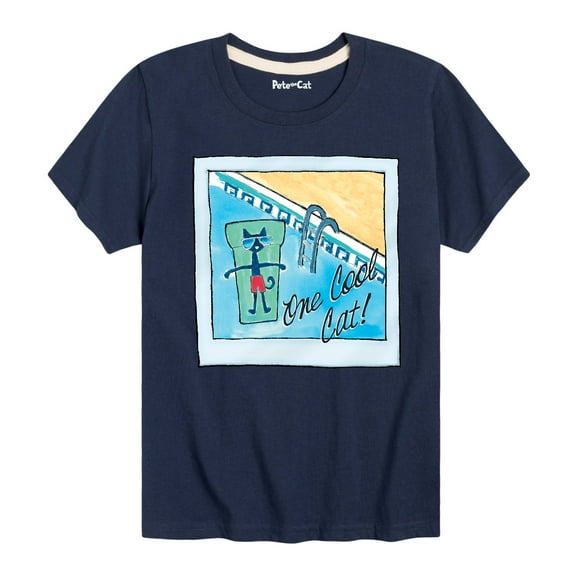 Pete The Cat - One Cool Cat - Toddler Short Sleeve Graphic T-Shirt