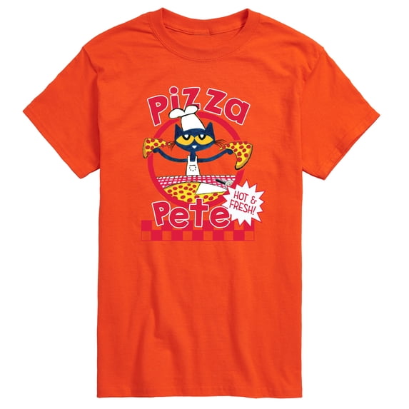 Pete The Cat - Papa Petes Pizza - Men's Short Sleeve Graphic T-Shirt