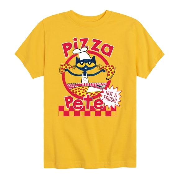 Pete The Cat - Papa Petes Pizza - Toddler And Youth Short Sleeve Graphic