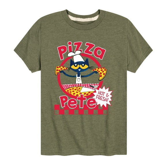 Pete The Cat - Papa Petes Pizza - Toddler And Youth Short Sleeve Graphic