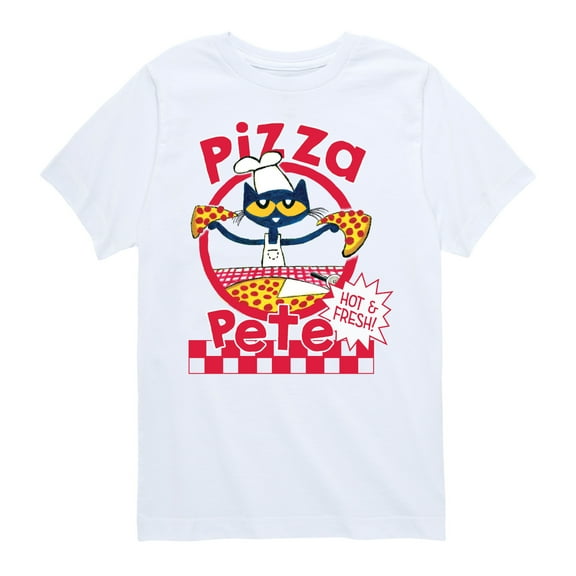 Pete The Cat - Papa Petes Pizza - Toddler And Youth Short Sleeve Graphic