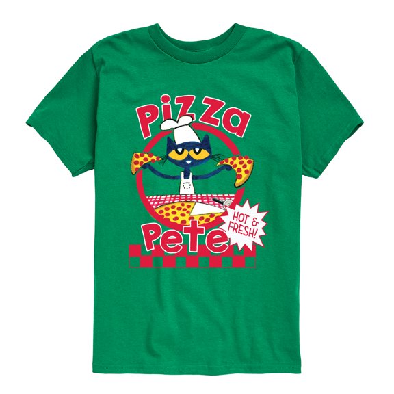 Pete The Cat - Papa Petes Pizza - Toddler And Youth Short Sleeve Graphic