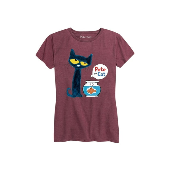 Pete The Cat - Pete And Goldfish - Women's Short Sleeve Graphic T-Shirt