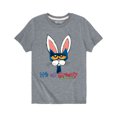 thumbnail image 1 of Pete The Cat - Pete Bunny Nose Ears All Groovy - Youth Short Sleeve Graphic T-Shirt, 1 of 5