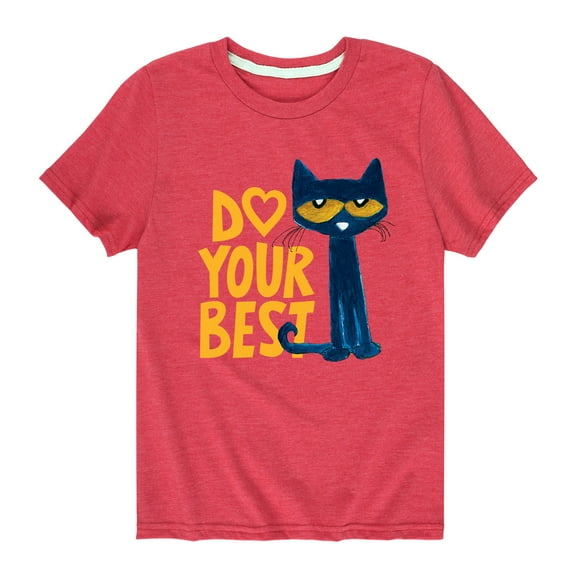 Pete The Cat - Pete Do Your Best - Toddler Short Sleeve Graphic T-Shirt