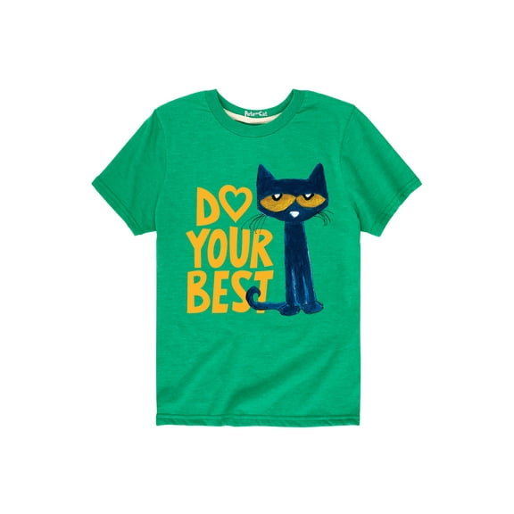 Pete The Cat - Pete Do Your Best - Toddler Short Sleeve Graphic T-Shirt