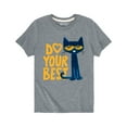 thumbnail image 1 of Pete The Cat - Pete Do Your Best - Youth Short Sleeve Graphic T-Shirt, 1 of 5