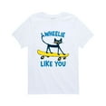 thumbnail image 1 of Pete The Cat - Pete I Wheelie Like You - Youth Short Sleeve Graphic T-Shirt, 1 of 5