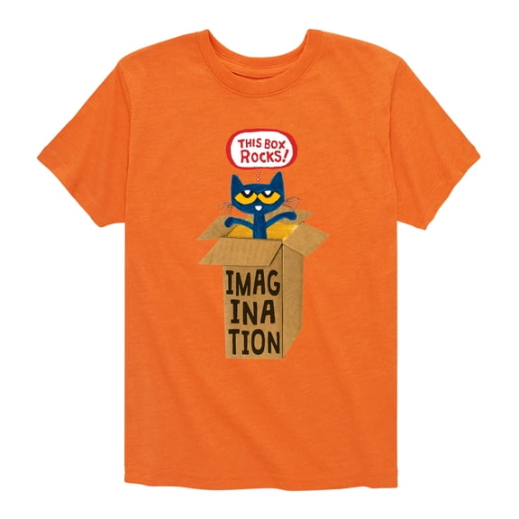 Pete The Cat - Pete In Imagination Box - Toddler And Youth Short Sleeve Graphic T-Shirt