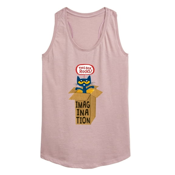 Pete The Cat - Pete In Imagination Box - Women's Racerback Tank Top