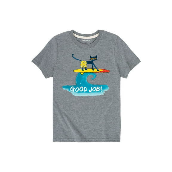 Pete The Cat - Pete Surfing Wave - Toddler Short Sleeve Graphic T-Shirt