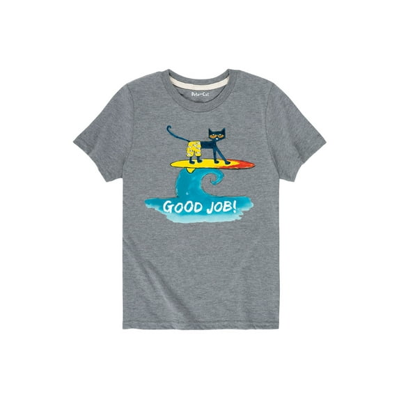 Pete The Cat - Pete Surfing Wave - Toddler Short Sleeve Graphic T-Shirt