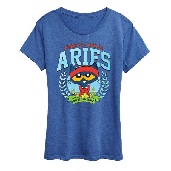 Pete The Cat - Pete The Cat Aries - Women's Short Sleeve Graphic T-Shirt