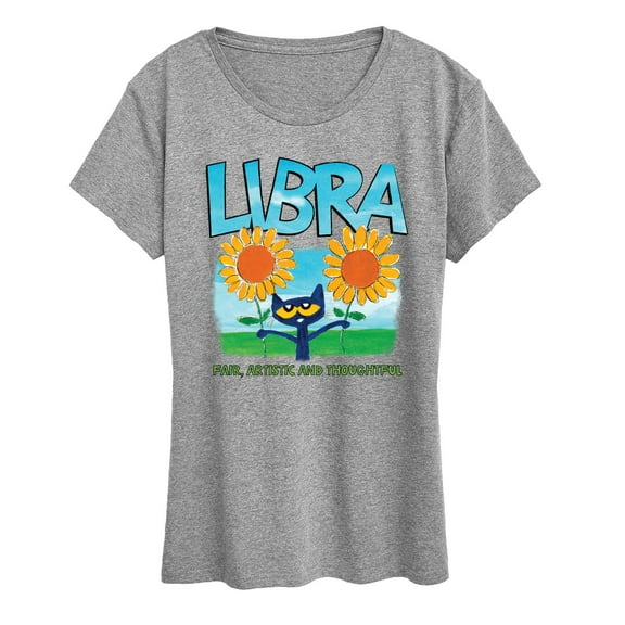 Pete The Cat - Pete The Cat Libra  - Women's Short Sleeve Graphic T-Shirt