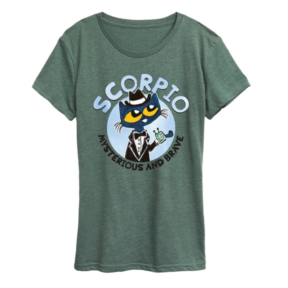 Pete The Cat - Pete The Cat Scorpio - Women's Short Sleeve Graphic T-Shirt