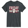 thumbnail image 1 of Friday The 13Th - Collegiate Jason Mask - Men's Short Sleeve Graphic T-Shirt, 1 of 4