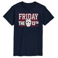 thumbnail image 1 of Friday The 13Th - Collegiate Jason Mask - Men's Short Sleeve Graphic T-Shirt, 1 of 4