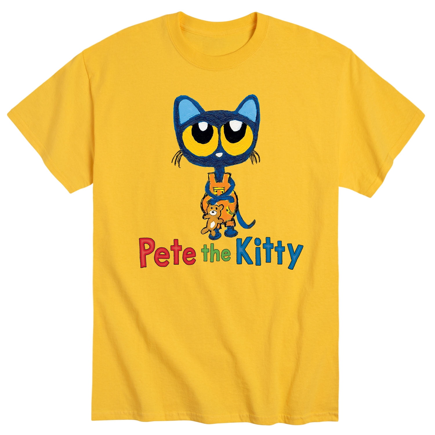Pete The Cat - Pete The Kitty - Men's Short Sleeve Graphic T-Shirt ...