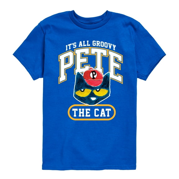 Pete The Cat - Pete U - Toddler And Youth Short Sleeve Graphic