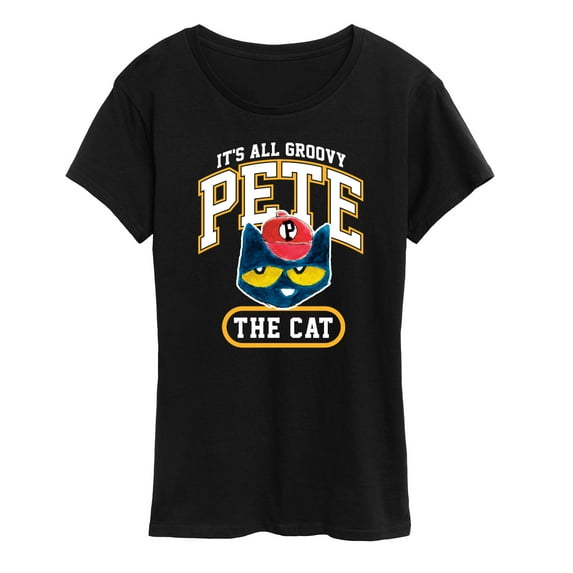 Pete The Cat - Pete U - Women's Short Sleeve Graphic T-Shirt