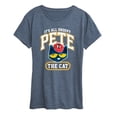 thumbnail image 1 of Pete The Cat - Pete U  - Women's Short Sleeve Graphic T-Shirt, 1 of 6