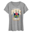 thumbnail image 1 of Pete The Cat - Pete U  - Women's Short Sleeve Graphic T-Shirt, 1 of 6
