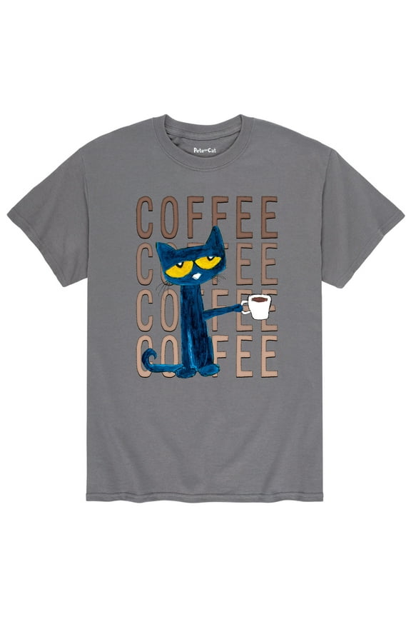 - Pete With Coffee Adult - Men's Short Sleeve Graphic T-Shirt