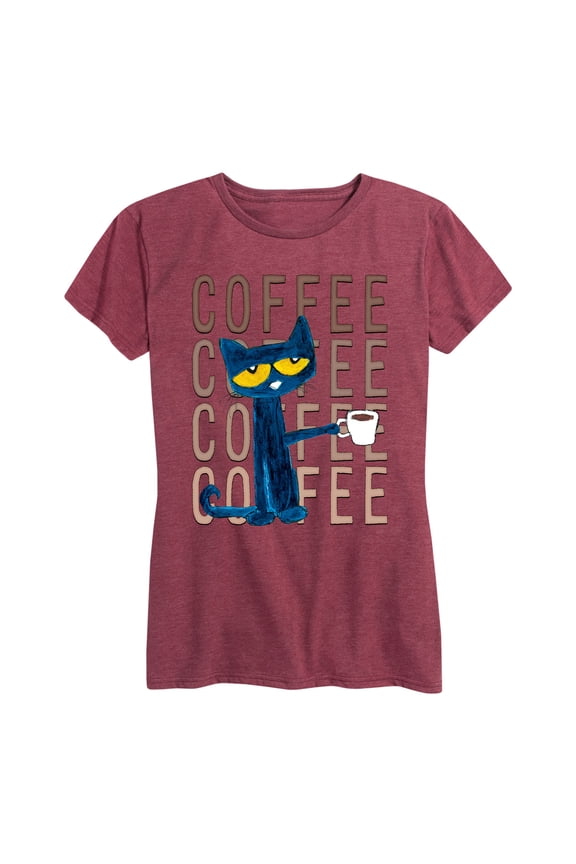 - Pete With Coffee Adult - Women's Short Sleeve Graphic T-Shirt