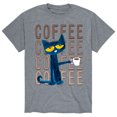 thumbnail image 1 of Pete The Cat - Pete With Coffee - Men's Short Sleeve Graphic T-Shirt, 1 of 5