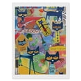 thumbnail image 1 of Pete The Cat Picture Paintings Canvas Diamond Art Prints Wall Hang Decoration Home Game Gifts, 1 of 8
