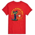 thumbnail image 1 of Pete The Cat - Piping Hot Coffee - Men's Short Sleeve Graphic T-Shirt, 1 of 5