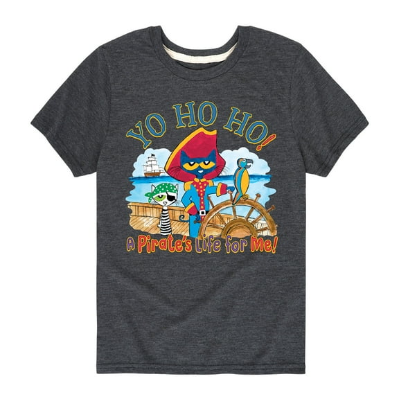 Pete The Cat - Pirate Yo Ho Ho - Toddler Short Sleeve Graphic T-Shirt