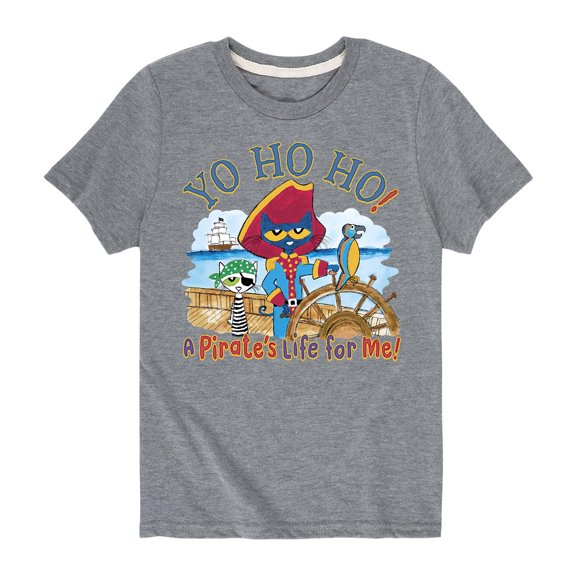 Pete The Cat - Pirate Yo Ho Ho - Toddler Short Sleeve Graphic T-Shirt