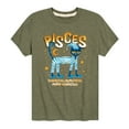 thumbnail image 1 of Pete The Cat - Pisces - Toddler And Youth Short Sleeve Graphic, 1 of 6
